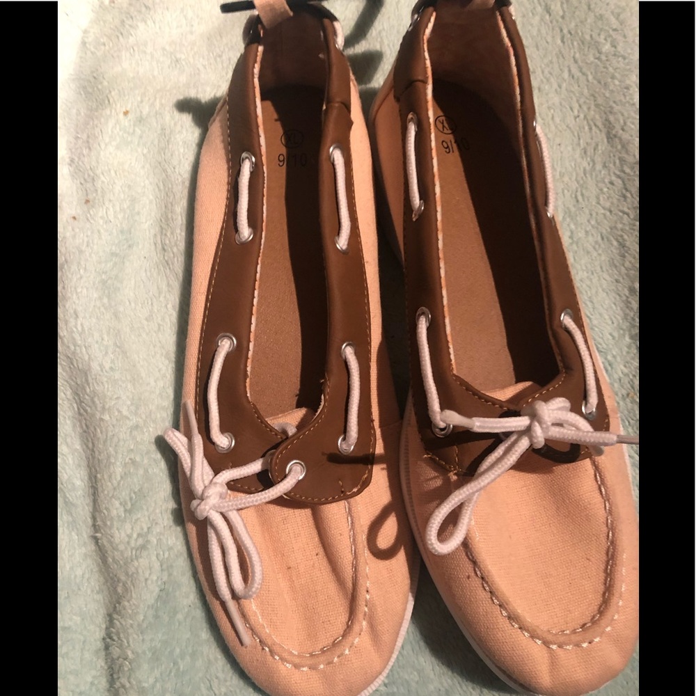 Pink & Brown dock shoes